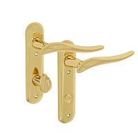 Ручки на планці Гамма к/п 72 WC OLV золото